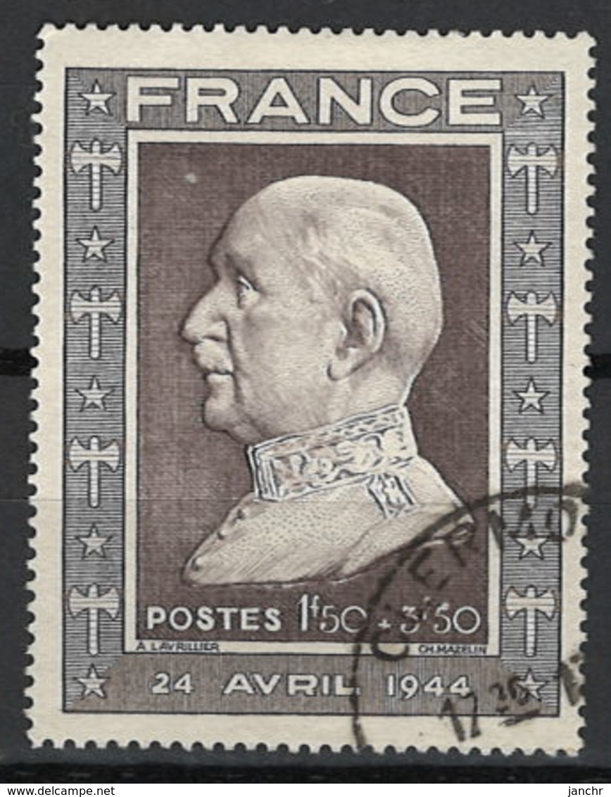 France 1944. Mi.Nr. 619 Used O - Usati