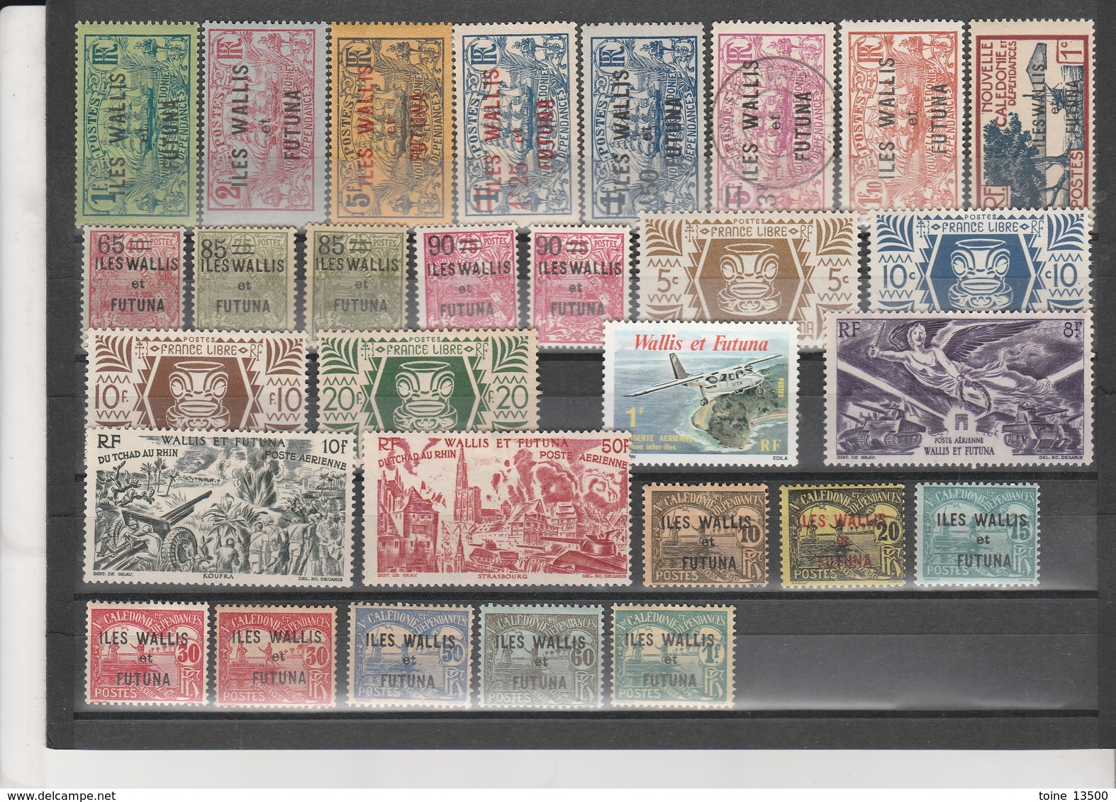 Wallis Et Futuna -  Lot **/*/o, Valeur Catalogue 134 Euro - Collections, Lots & Séries