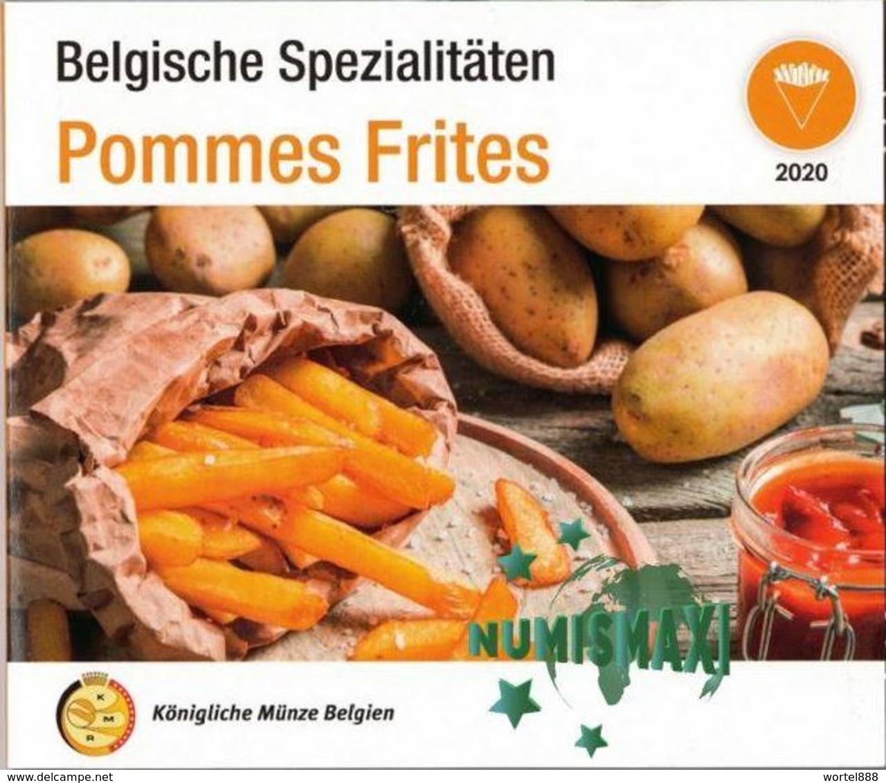 World Money Fair Set België 2020 "Pommes Frites" - Autres & Non Classés