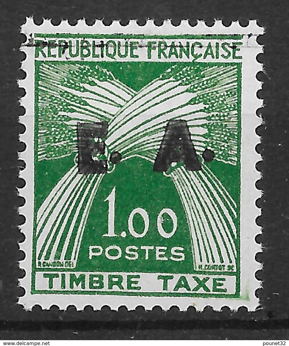 ALGERIE : SURCHARGE TYPO EA ETAT ALGERIEN D'ORAN TAXE N° 58 NEUF ** SANS CHARNIERE - Algérie (1962-...)