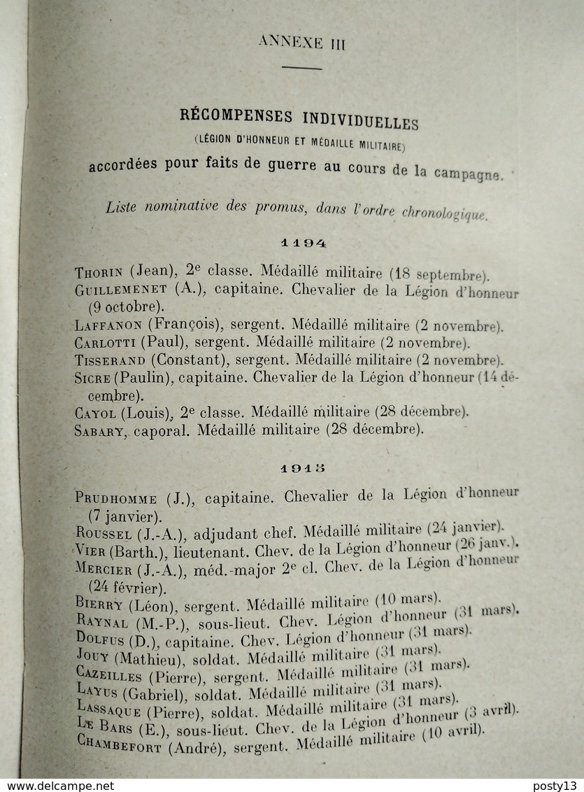 Historique Du 22 ème Régiment D'infanterie Coloniale ( 1914-1918 ) - BE - Weltkrieg 1914-18