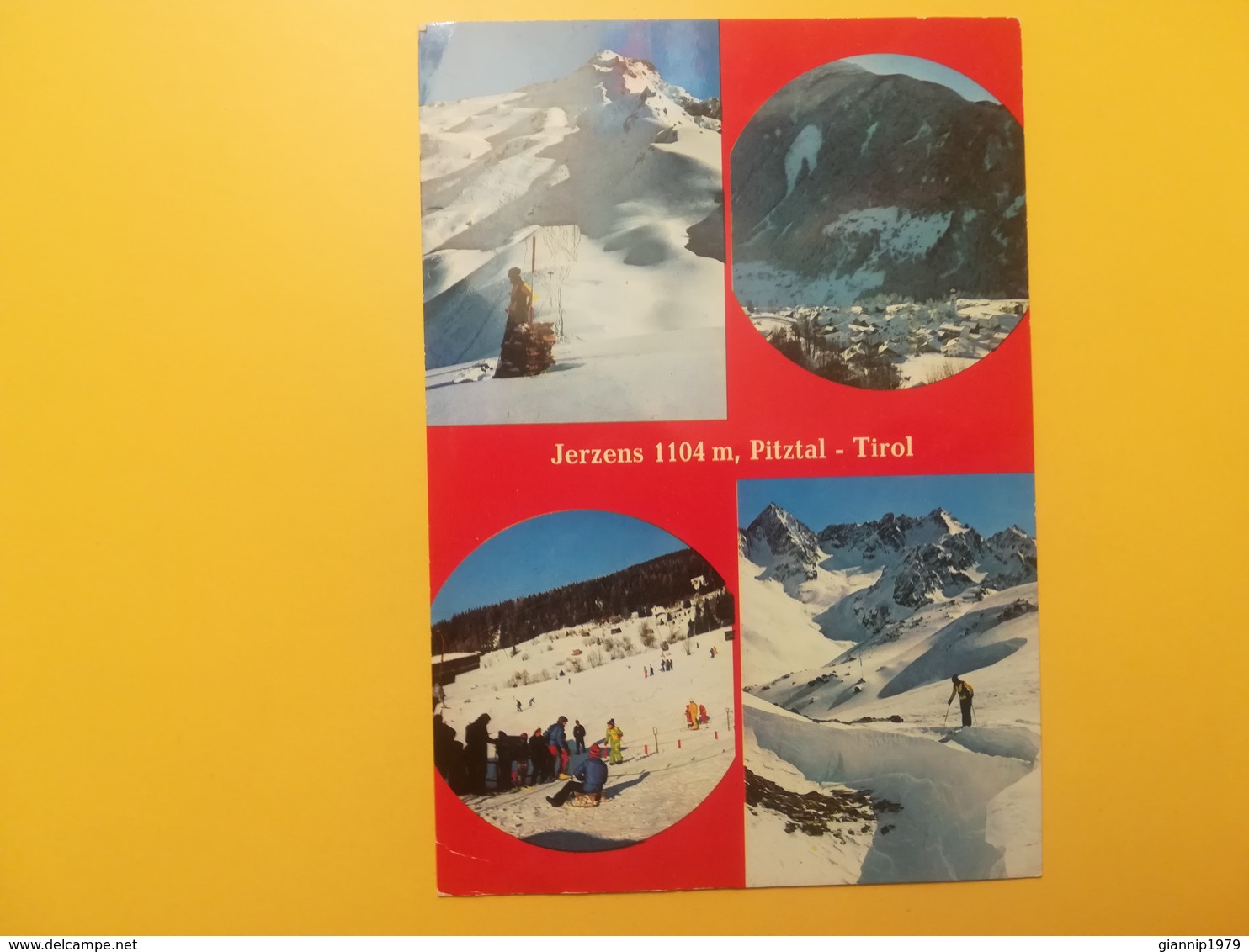 CARTOLINA POSTCARDS AUSTRIA OSTERREICH 1979 JERZENS PITZTAL TIROL BOLLO BUILDINGS OBLITERE' - Pitztal