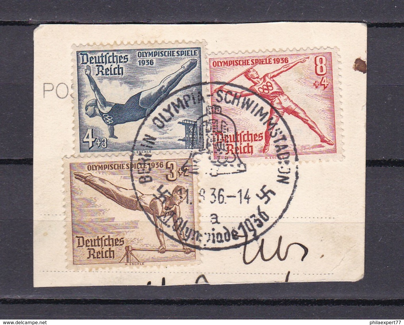 Deutsches Reich - 1936 - Michel Nr. 609/10+612 - Sonderstempel - Gest. - Gebraucht