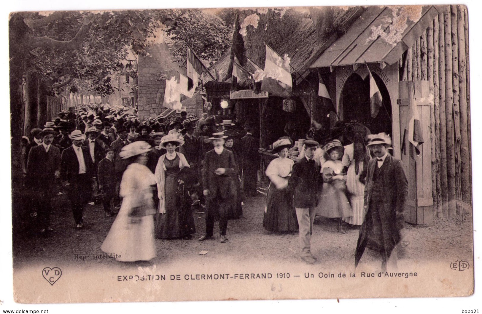 6698 - Exposition De Clermont-Ferrand De 1910 ( 63 ) - Un Coin De La Rue D'Auvergne - E.L.D. - - Clermont Ferrand