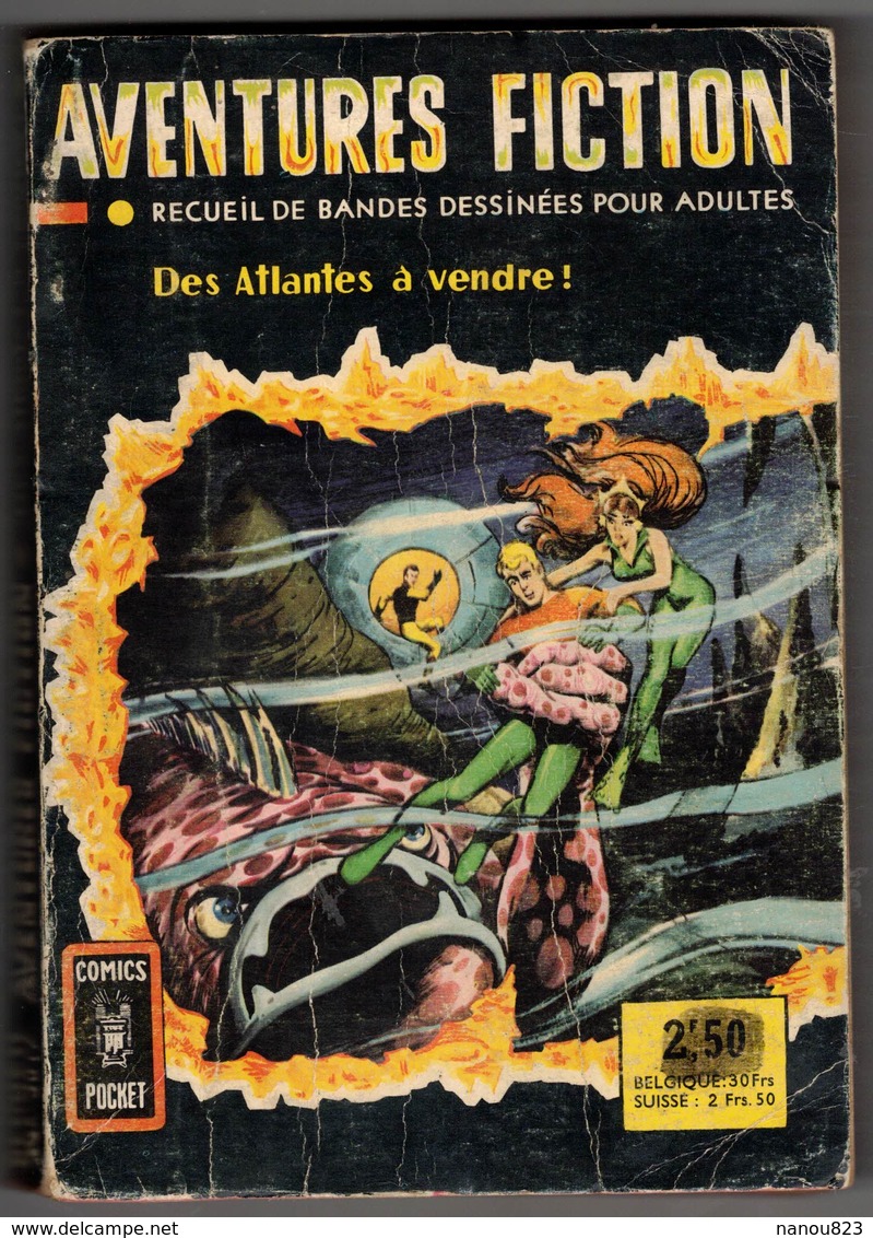 AVENTURES FICTION POUR ADULTES RARE Reliure N° 3017 N° 5/6 AREDIT 1967 LE FANTÔME DE LA CHANCE DES ATLANTES A VENDRE - Aventuur Fictie