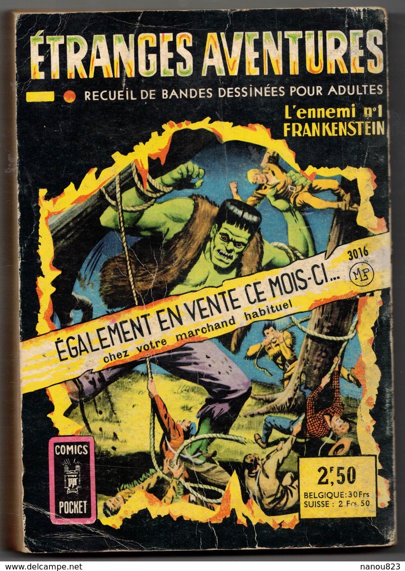 AVENTURES FICTION POUR ADULTES RARE Reliure N° 3017 N° 5/6 AREDIT 1967 LE FANTÔME DE LA CHANCE DES ATLANTES A VENDRE - Aventures Fiction