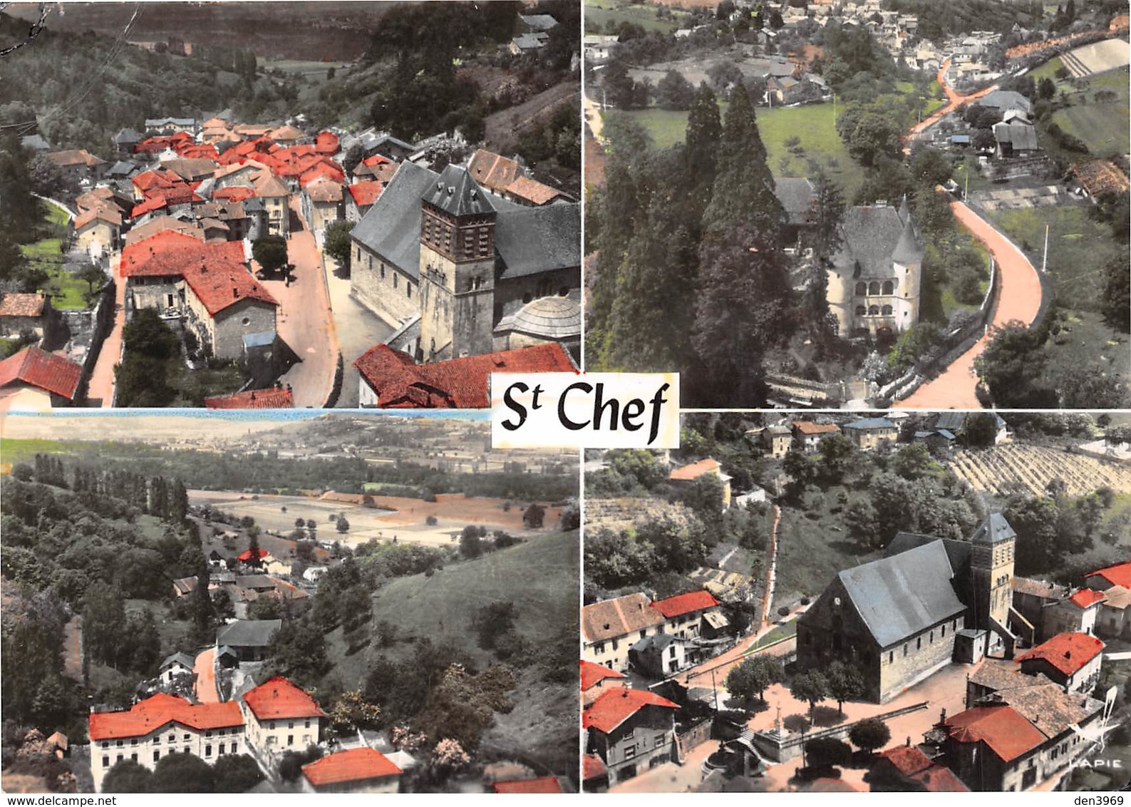 SAINT-CHEF - Vue Générale - Château Du Marchil - L'Eglise Romane - Saint-Chef