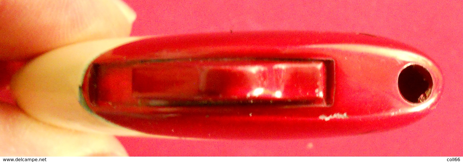 Briquet Rouge Golden American Classic Red Lighter Vintage Original Vintage Fine Port Inclus Pour Europe Prioritaire - Other & Unclassified