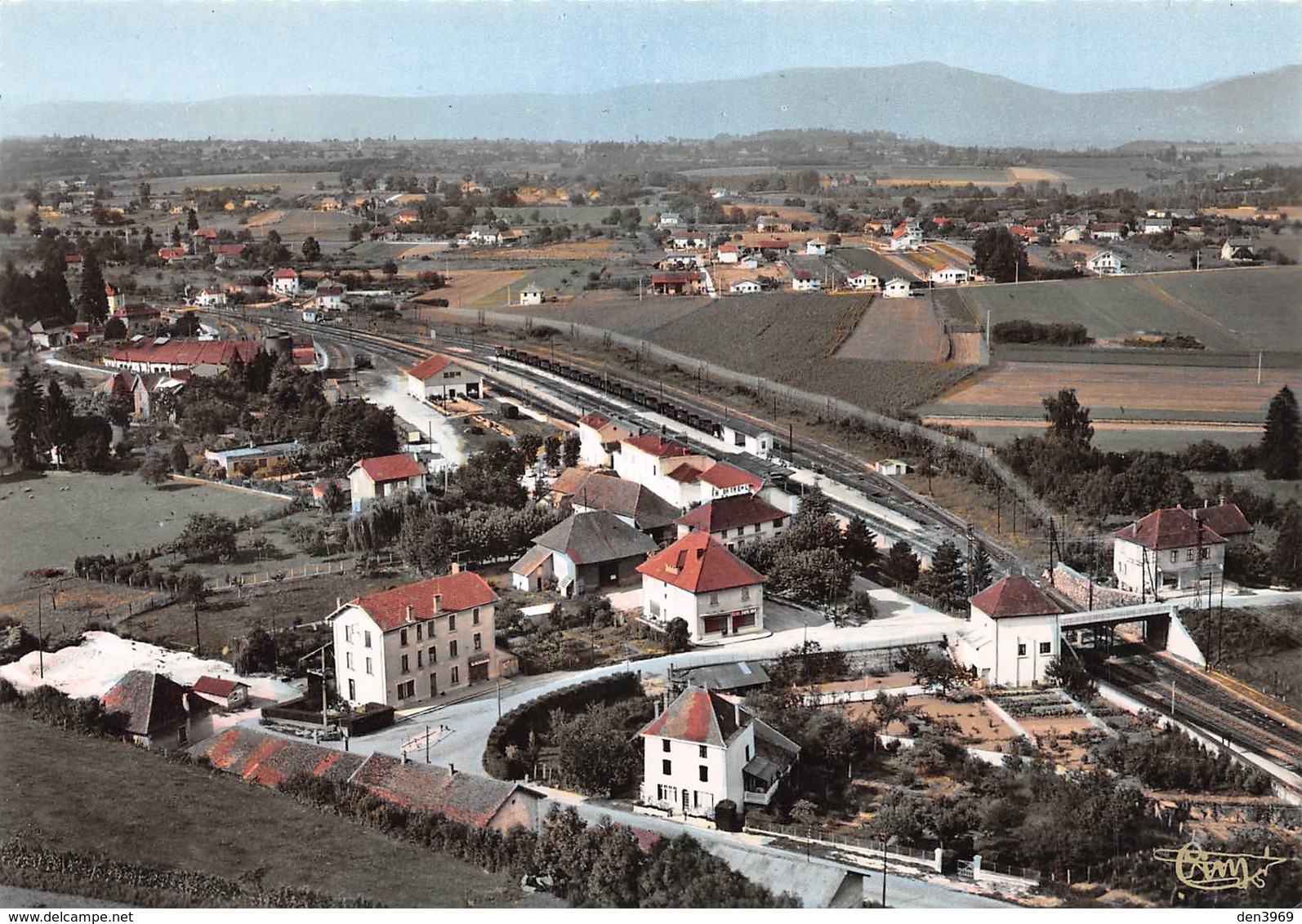 SAINT-ANDRE-le-GAZ - Quartier De La Gare - Vue Aérienne - Voie Ferrée - Saint-André-le-Gaz