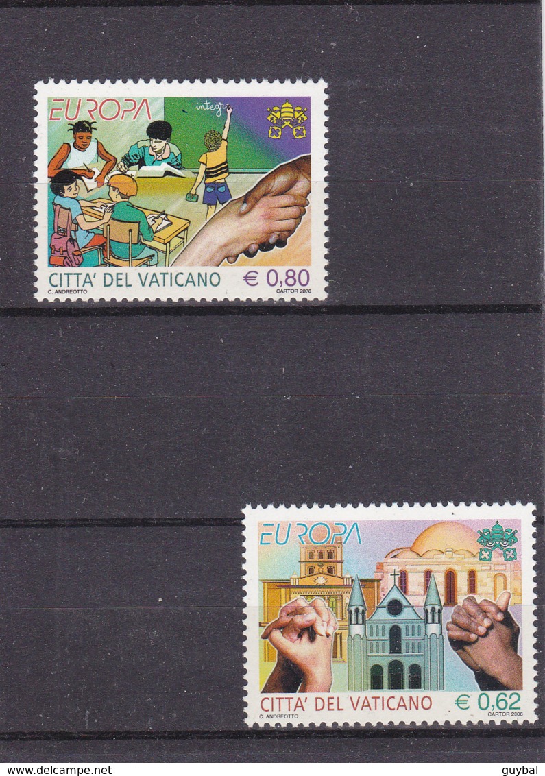 2006 - Europa Cept - Vatican - N° YT 1396/97** - 2006