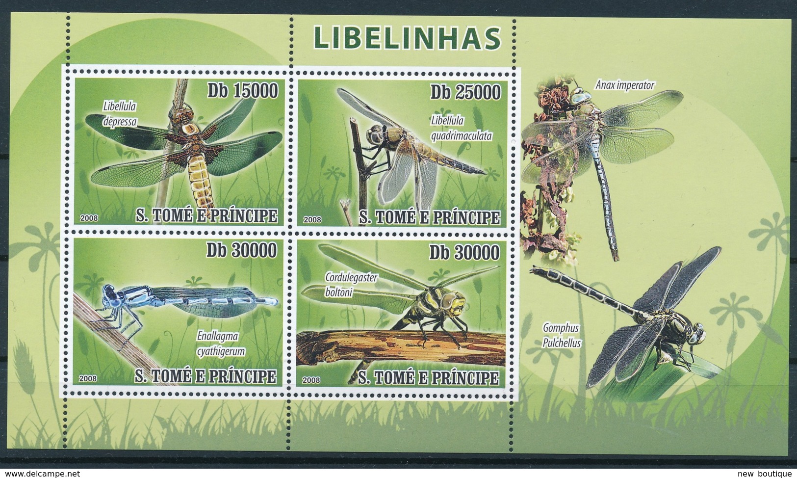 NB - [400766]TB//**/Mnh-Sao Tomé-et-Principe 2009 - Libellule - Autres & Non Classés