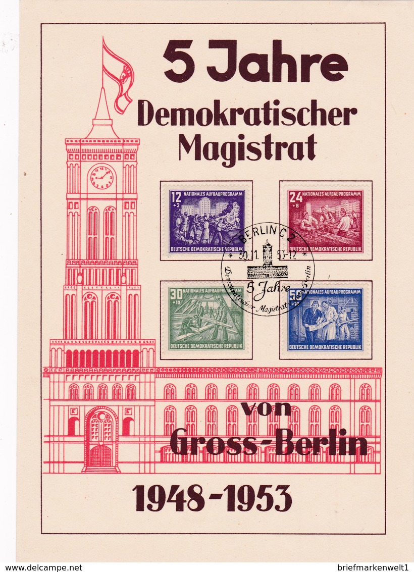 DDR, 5 Jahre Demokratischer Magistrat (KA 143) - Gebraucht