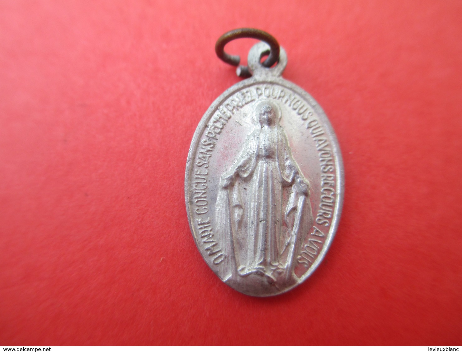 Médaille Religieuse Ancienne/ Vierge Marie /Aluminium/ Début XXéme     CAN564 - Religion & Esotericism