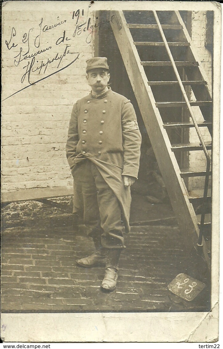 ( CARTE PHOTO ) (MILITAIRES   )( GUERRE   ) 1915 - Guerre, Militaire