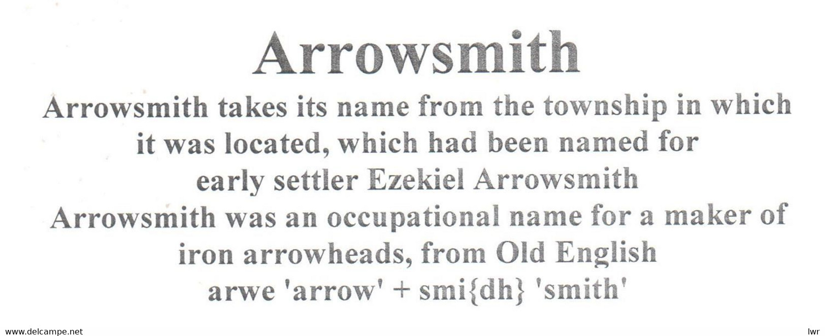 USA - Cover - Arrowsmith Ill. - Hunting - Arrowheads - Unclassified