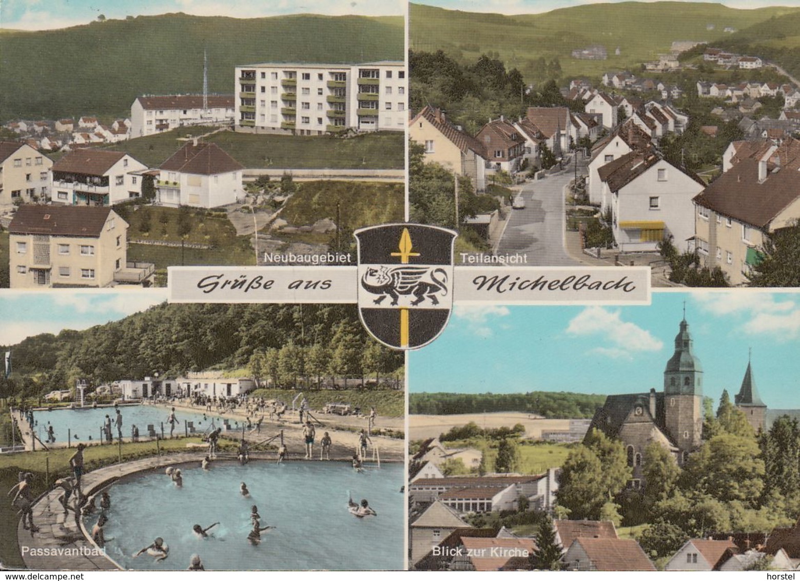 D-65326 Aarbergen - Michelbach - Alte Ansichten - Freibad - Nice Stamp - Idstein