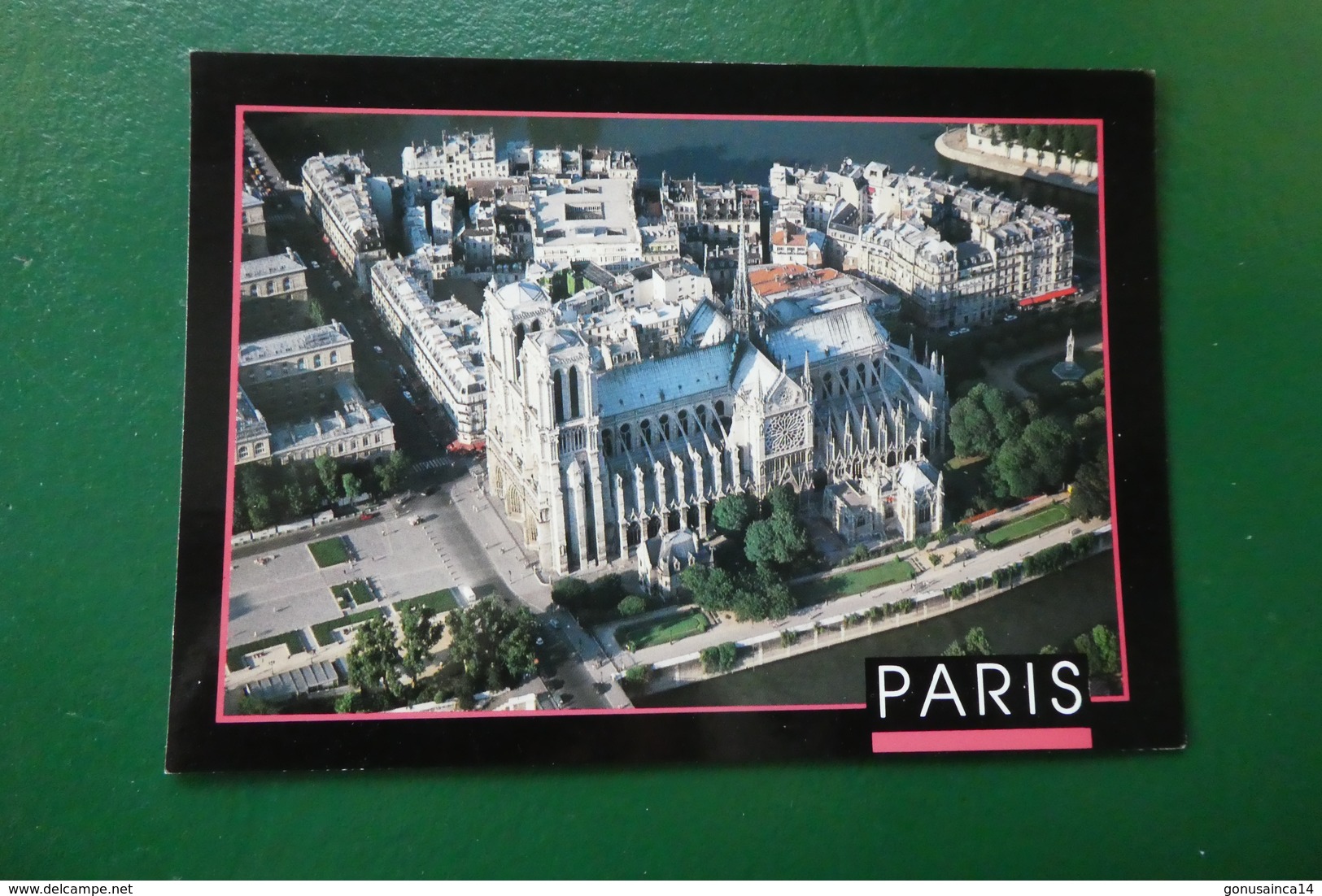 C 6 ) NOTRE DAME DE PARIS VUE DU CIEL PHOTO YA BERTRAND ESPLORER REF CS0174  NON ECRITE - Notre Dame De Paris