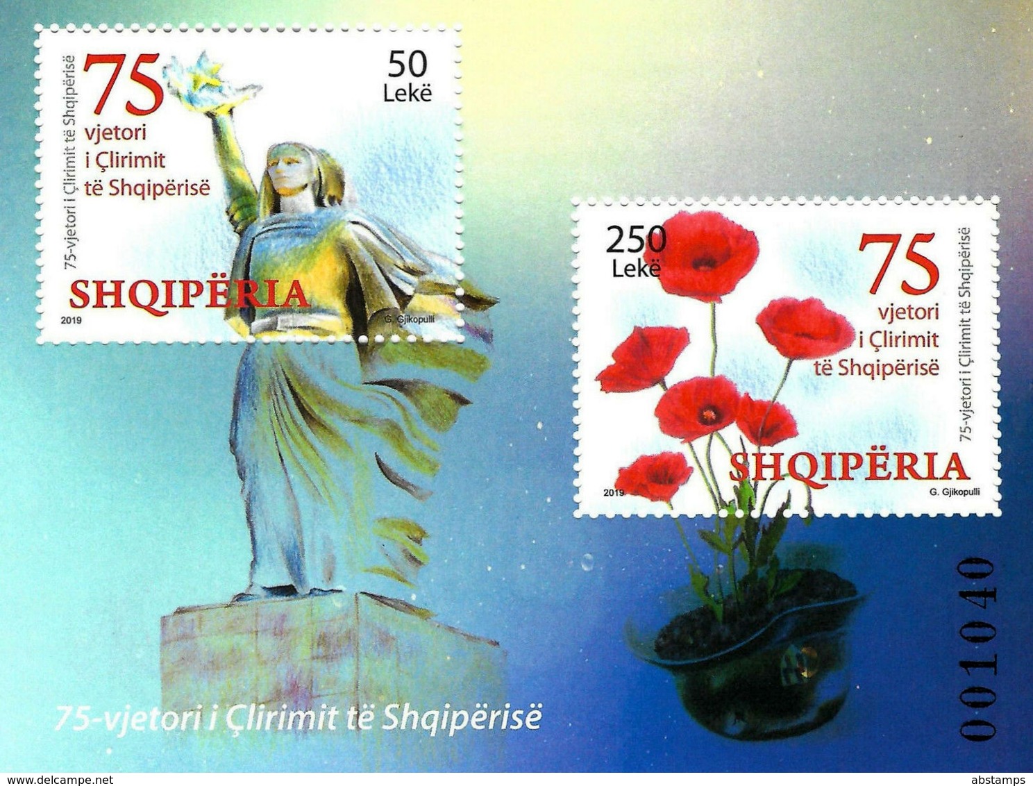 Albania Stamps 2019. "75th Anniversary Of The Liberation Of Albania". Block MNH - Albania