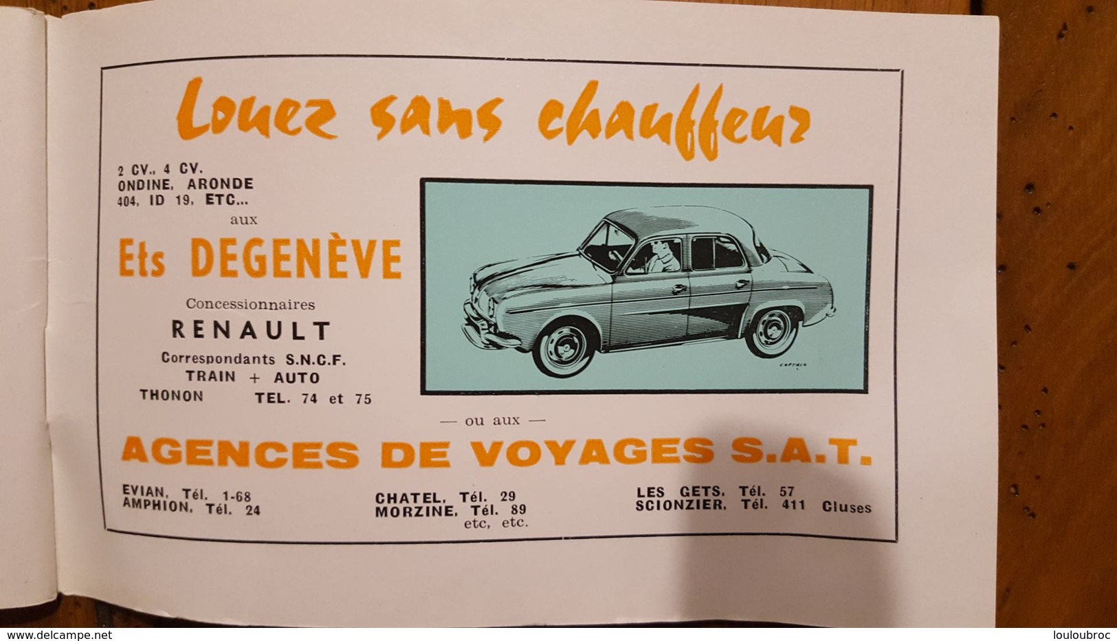 RARE DEPLIANT TOURISTIQUE  LES CARS VERTS SAT VACANCES 1962 LIVRET DE 72 PAGES - Dépliants Touristiques