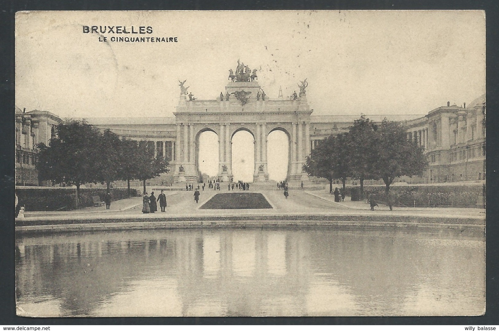 +++ CPA - BRUSSEL - BRUXELLES - Le Cinquantenaire - Publicité Achat Or // - Bruxelles-ville