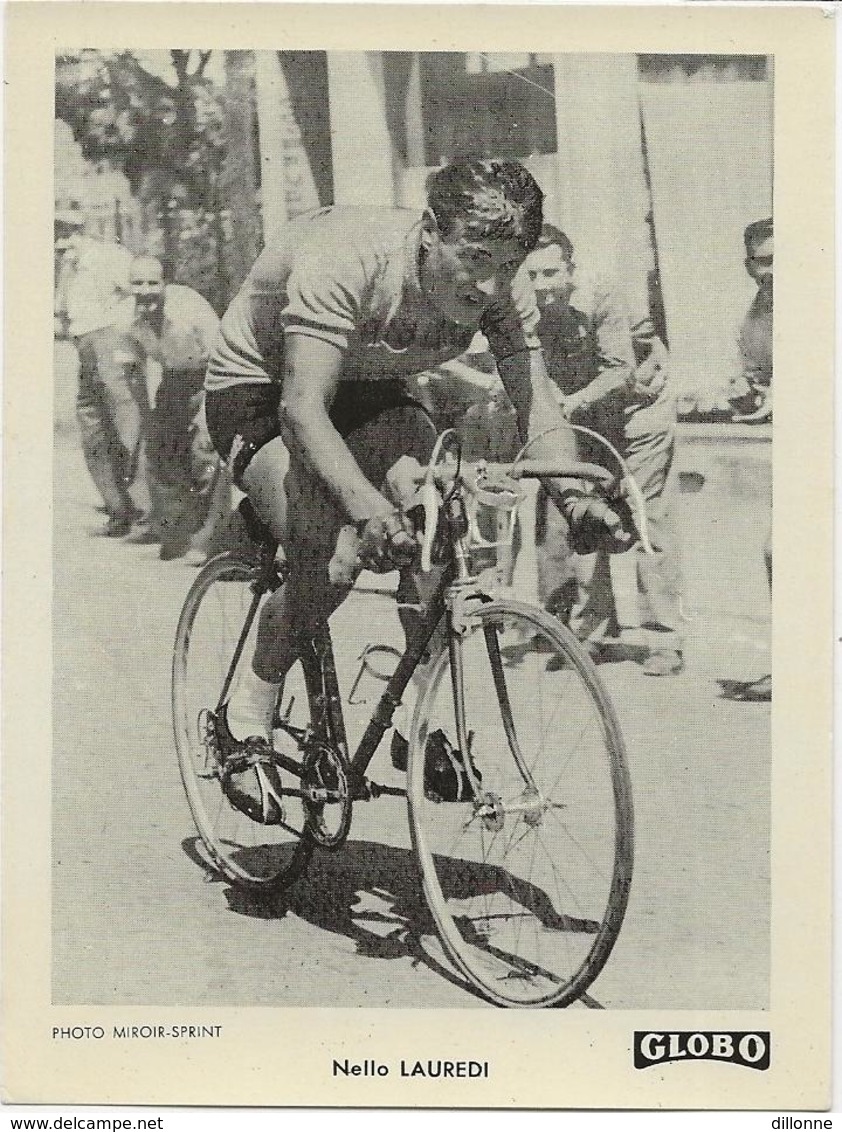 PHOTO   Nello LAUREDI   Miroir Sprint   Format  12/9   Globo  1951 - Cyclisme