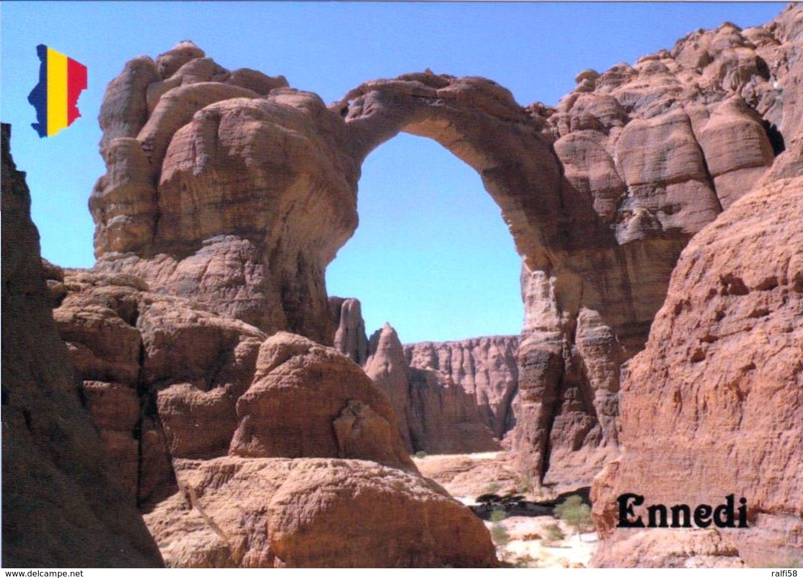 1 AK Tschad / République Du Tchad * Felsen Im Ennedi-Massiv - Seit 2016 UNESCO Weltnatur- Und Kulturerbe * - Tschad