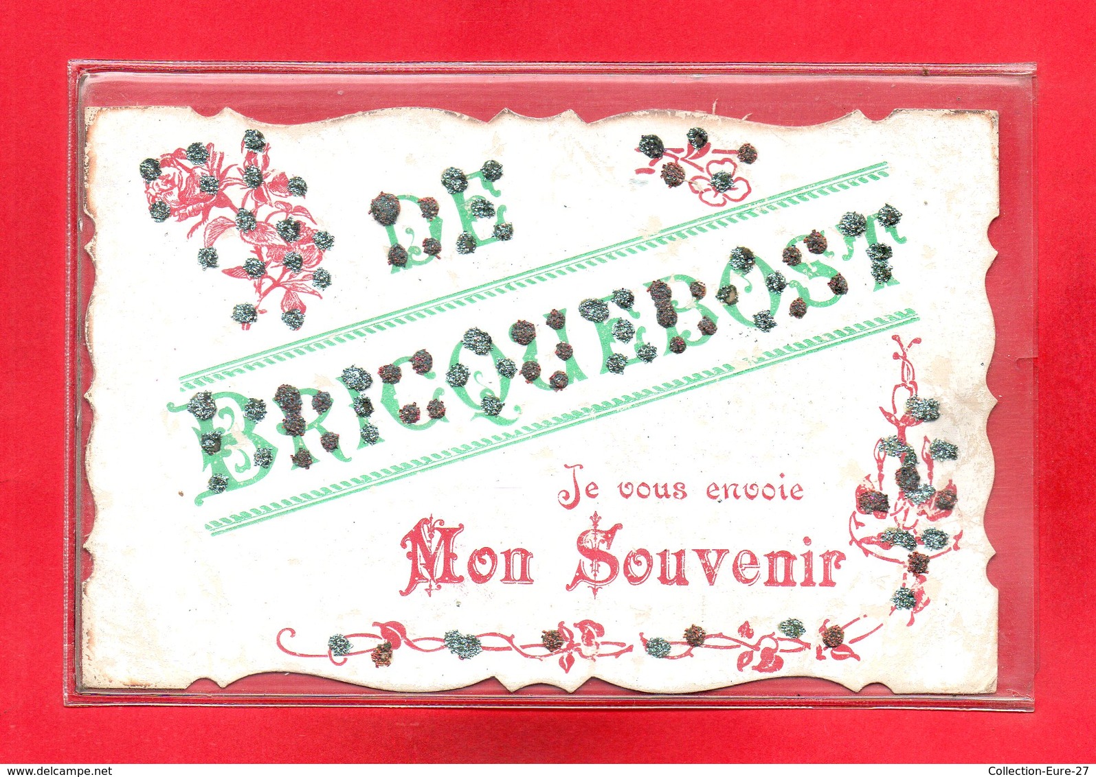 50-CPA VESLY - DE BRICQUEBOST JE VOUS ENVOIE MON SOUVENIR - Autres & Non Classés