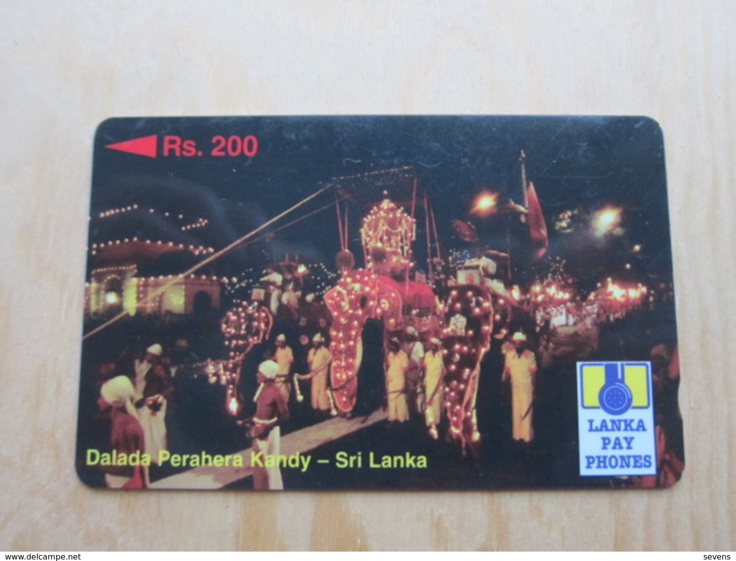 GPT Phonecard 12SRLA Dalada Perahera Kandy Elephant, Used - Sri Lanka (Ceilán)