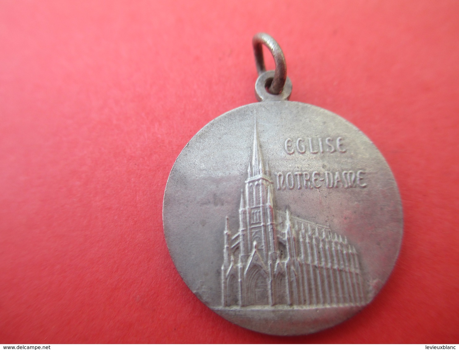 Médaille Religieuse Ancienne/Souvenir De Notre Dame De Bon Secours /Rouen / Bronze Nickelé  / Début XXéme   CAN581 - Religion & Esotérisme