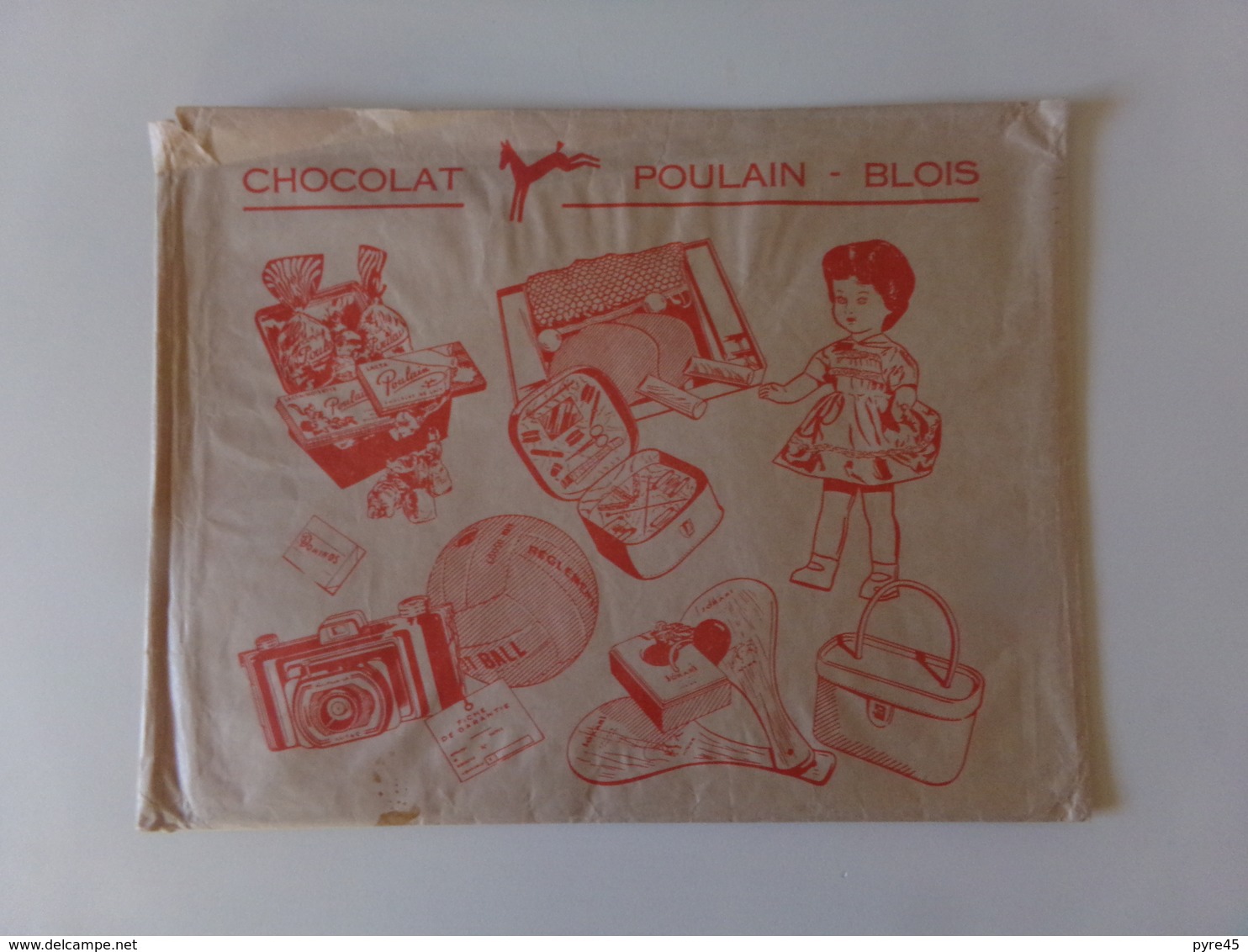 Enveloppe Publicitaire " Chocolat Poulain Blois " - Autres & Non Classés