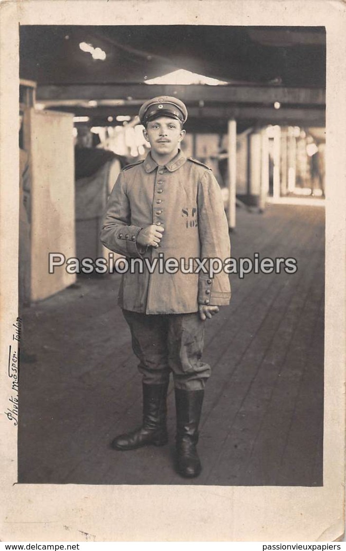 CARTE PHOTO  TOULON    PRISONNIER  De GUERRE ALLEMAND 1916   (Photo Esper Toulon) - Toulon