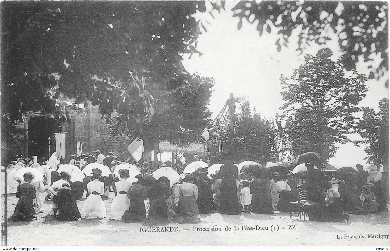 IGUERANDE Procession De La Fete Dieu - Andere & Zonder Classificatie