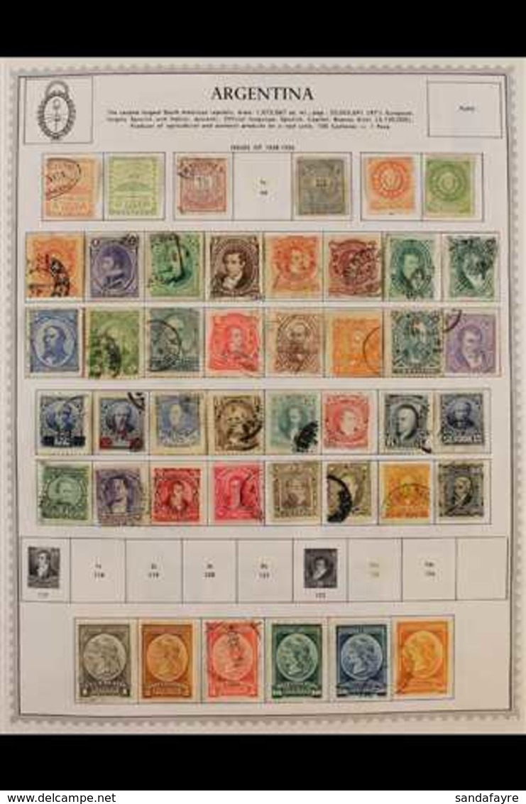 1860-1979 COLLECTION ON ALBUM PAGES A Mint And Used Collection Which Includes 1860 Imperf 5c Used And 10c Mint, 1862 Imp - Other & Unclassified