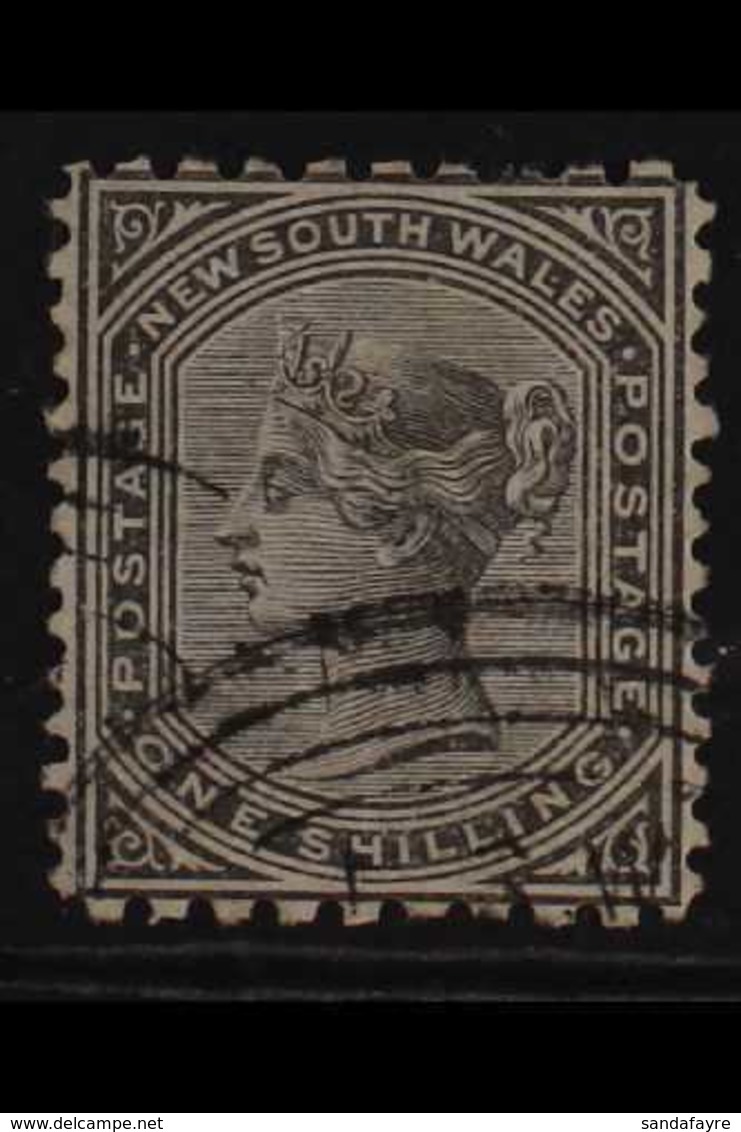 NEW SOUTH WALES 1882-97 1s Black Perf 10x13, SG 237c, Fine Used, A Few Shortish Perfs As Usual, Fresh, Unpriced In SG Ca - Andere & Zonder Classificatie