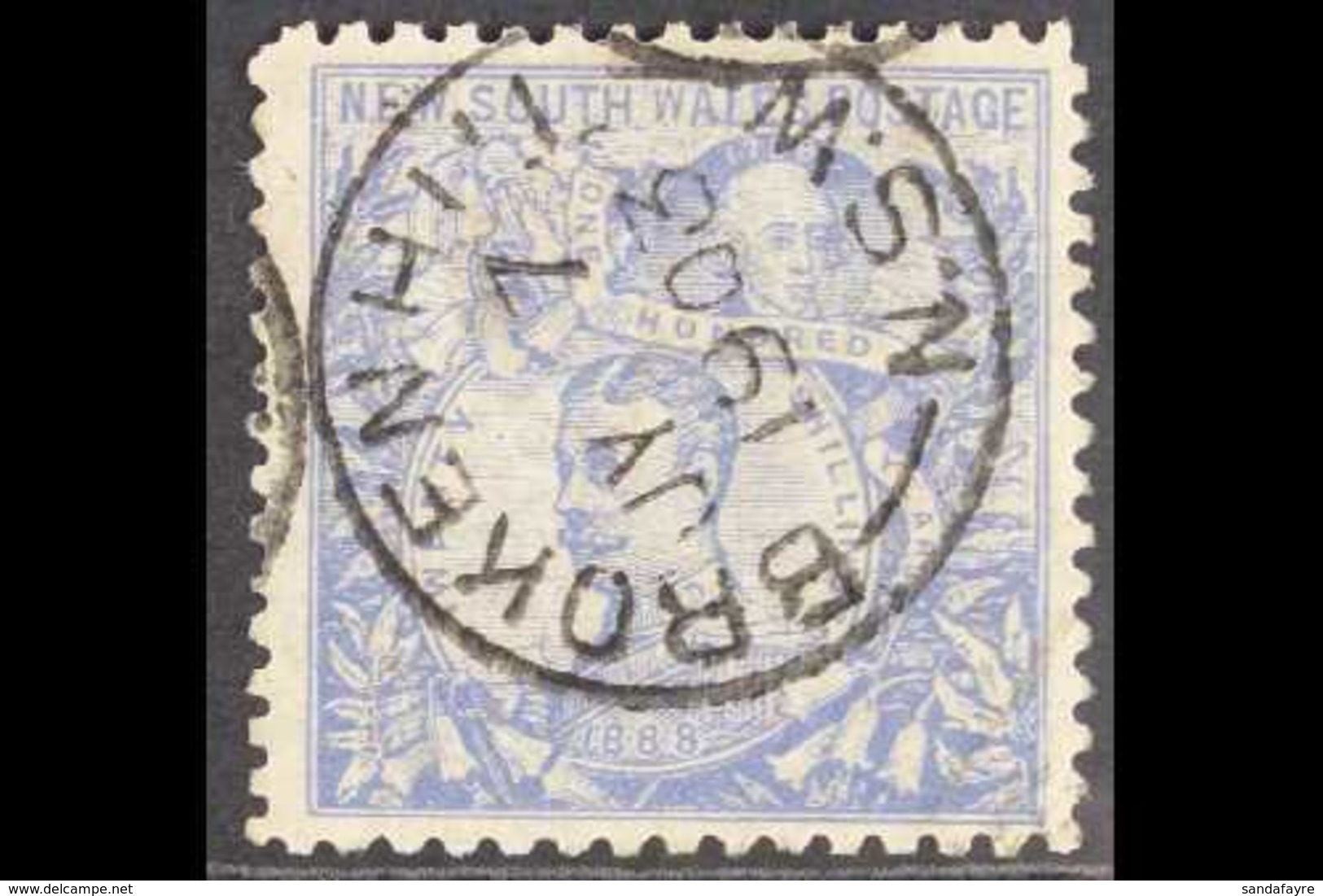 NEW SOUTH WALES 1890 20s Ultramarine Perf 11x12, SG 264cb, Fine Used With Nice "Broken Hill" Cds Cancel. For More Images - Andere & Zonder Classificatie