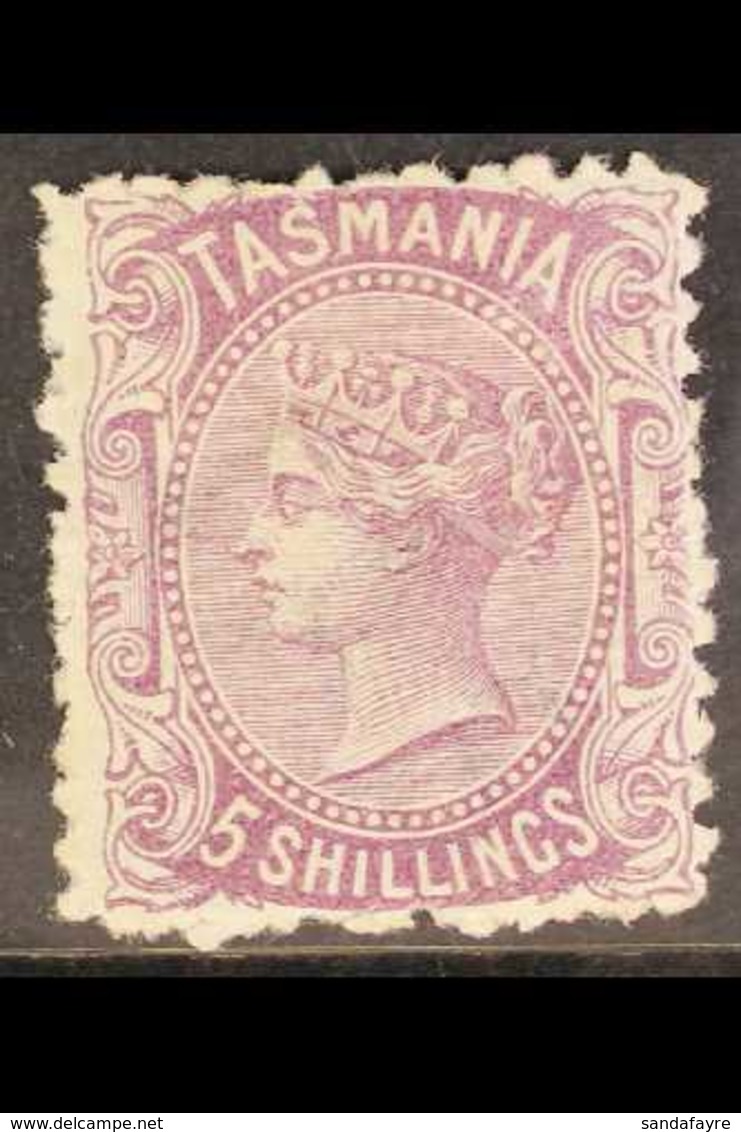 TASMANIA 1871-75 5s Mauve, SG 149b, Mint With Good Colour And Large Part Gum. For More Images, Please Visit Http://www.s - Andere & Zonder Classificatie