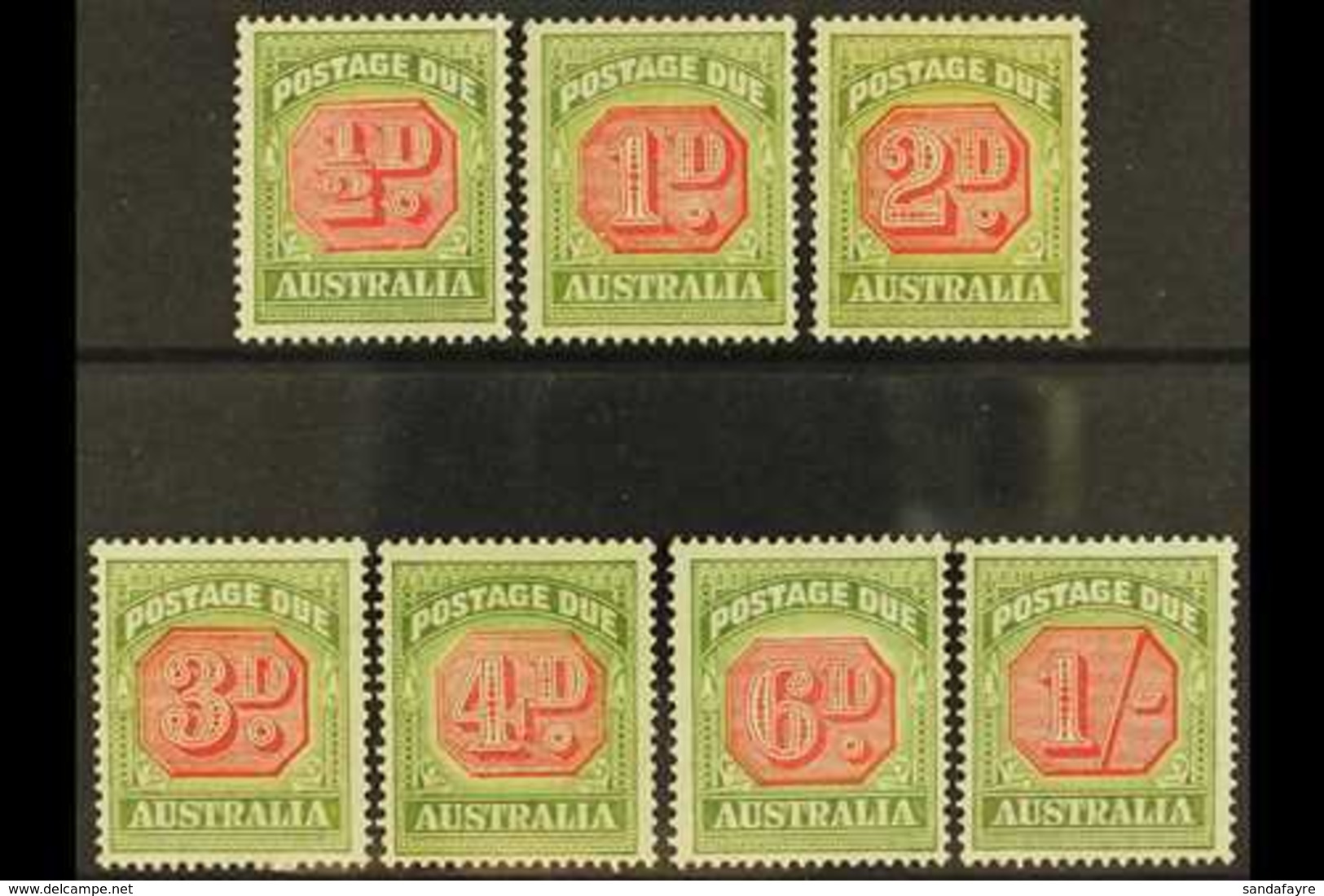 POSTAGE DUE 1938 Complete Set, SG D112/18, A Well Centered, Very Fine Mint Set (7 Stamps) For More Images, Please Visit  - Andere & Zonder Classificatie