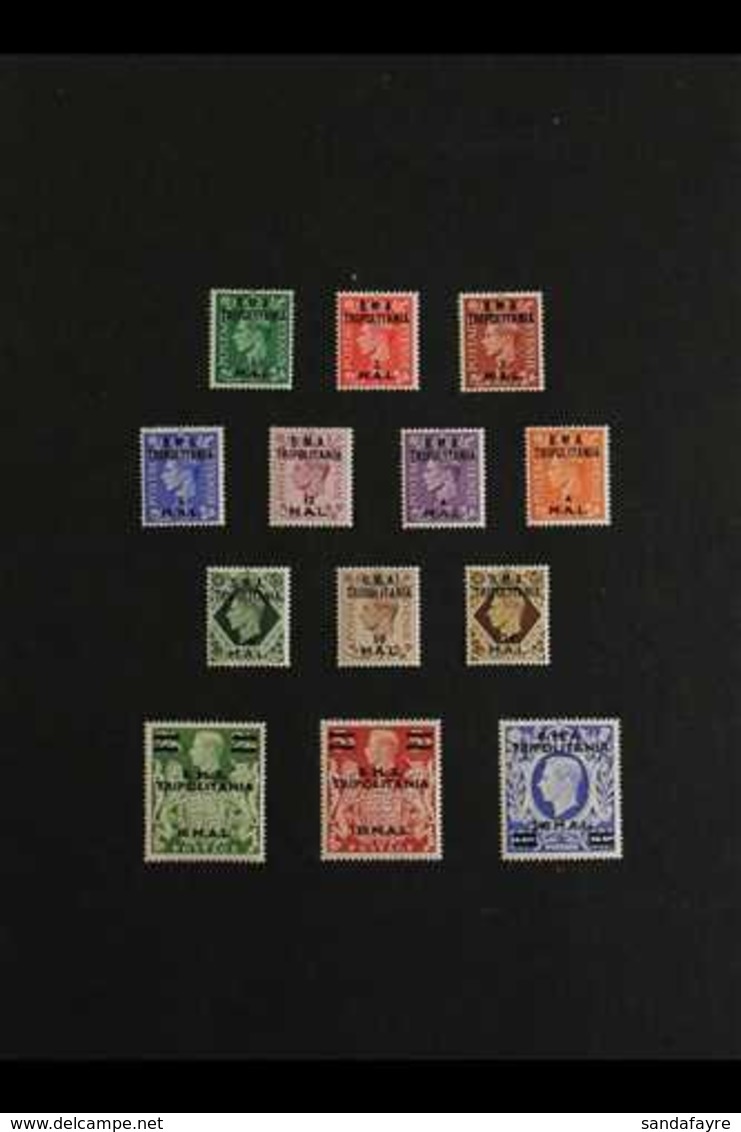 TRIPOLITANIA 1948-1951 KGVI COMPLETE VERY FINE MINT With 1948, 1950 And 1951 Complete Sets (SG T1/34), Plus Both Postage - Italian Eastern Africa