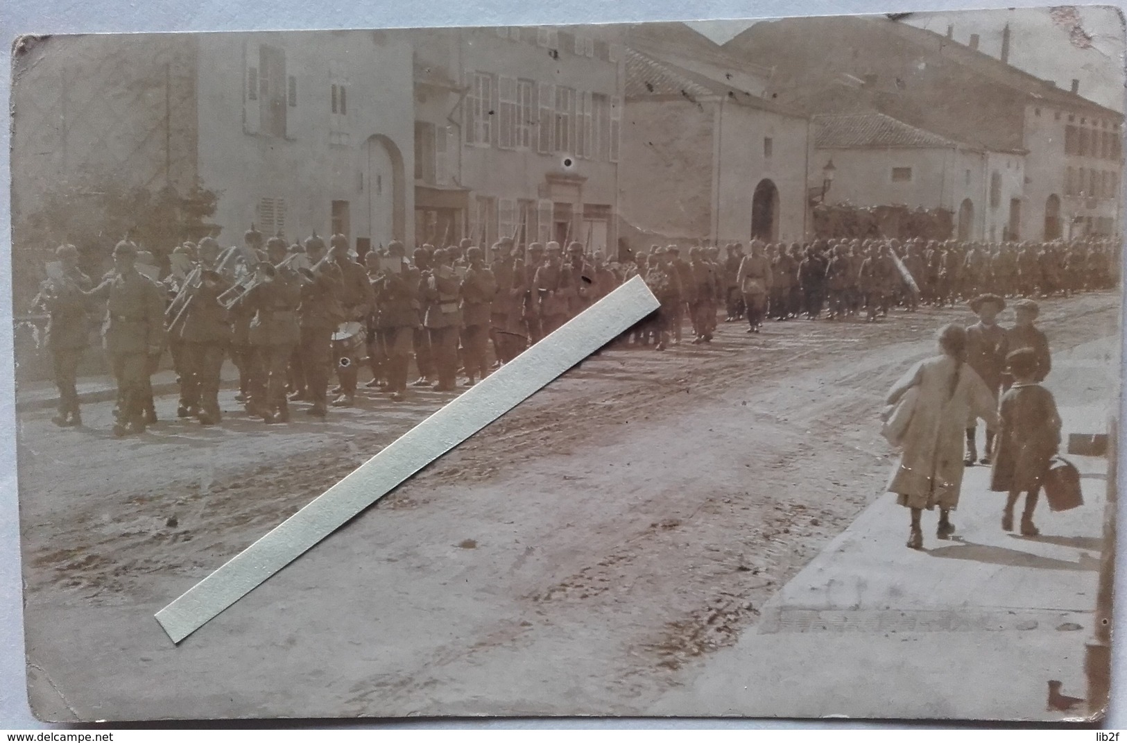 1916 Abancourt Bezange Lotharingie LIR15 Cérémonie Funèbre Carte Trouvée En 1939 Poilu Tranchée Ww1 14-18 Carte Photo - Guerre, Militaire