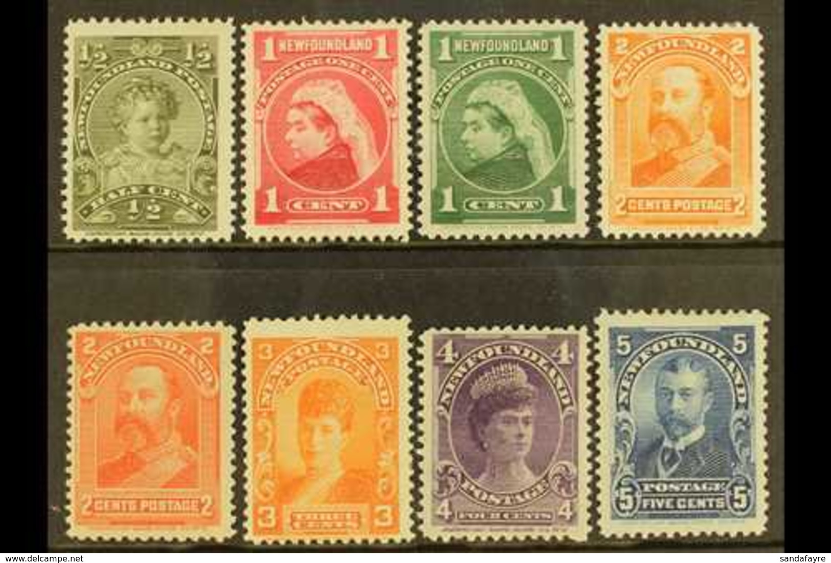 1897 Royalty Complete Set, SG83/90, Fine Mint (8 Stamps) For More Images, Please Visit Http://www.sandafayre.com/itemdet - Other & Unclassified