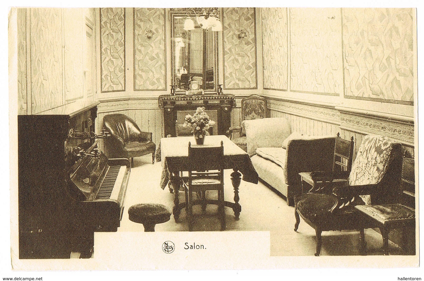 Aywaille-s/Amblève: Hôtel Du Commerce; Salon ( 2 Scans) - Aywaille