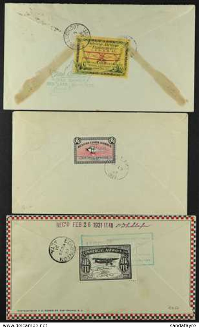 PRIVATE COMMERCIAL AIRWAYS COVERS WITH LOCAL STAMPS. PATRICIA AIRWAYS 1926 (7 July) Cover (toned Flap) With 25c Stamp, U - Andere & Zonder Classificatie