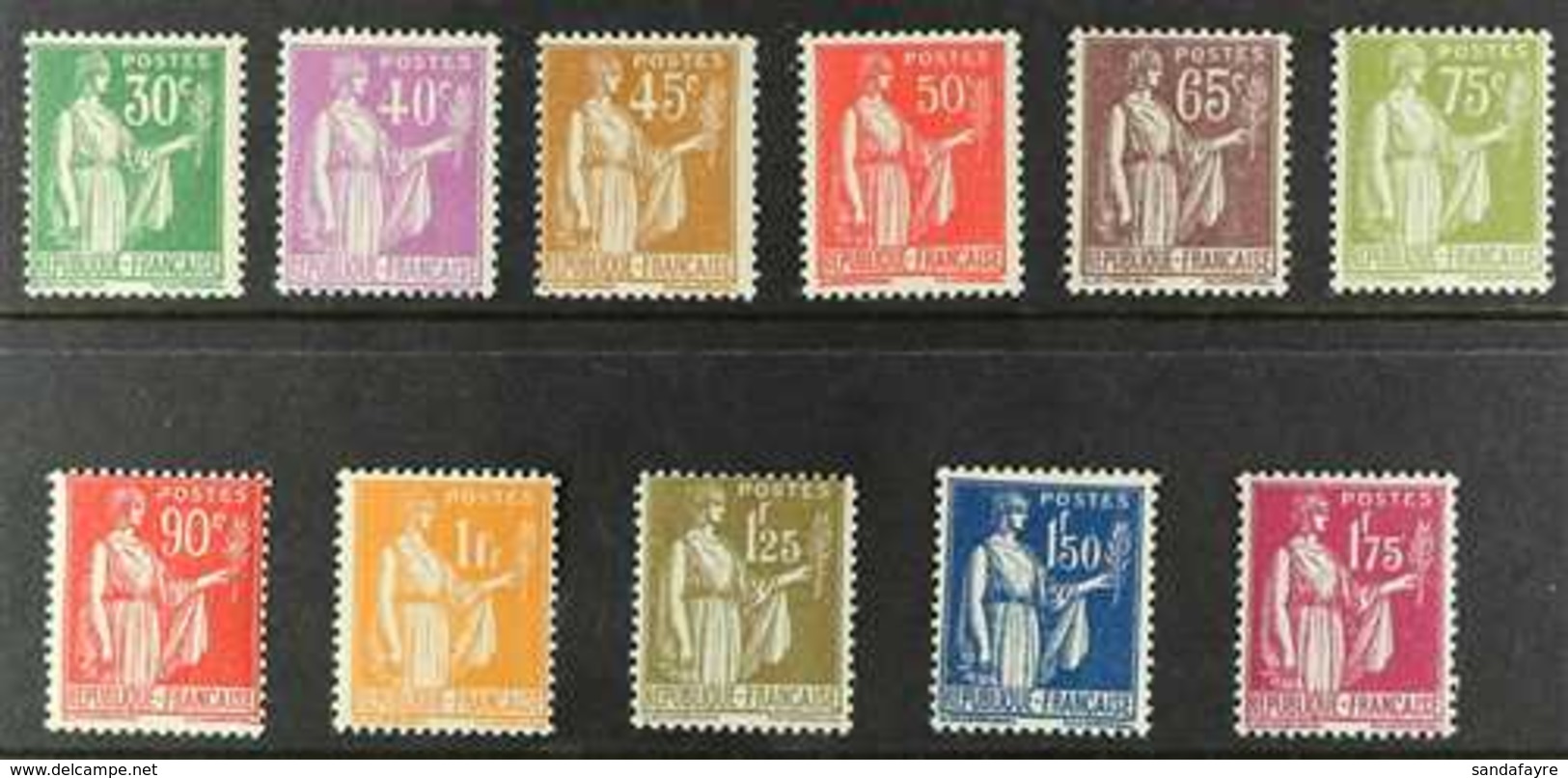 1932-33 "Peace" Definitives Complete Set, Yvert 280/89, Never Hinged Mint. Fresh And Attractive! (11 Stamps) For More Im - Sonstige & Ohne Zuordnung