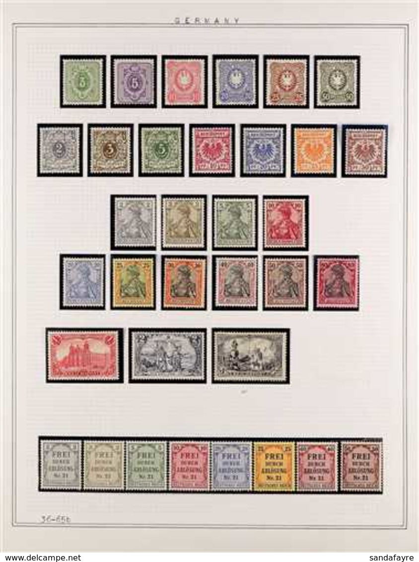 1880-1918 ATTRACTIVE MINT COLLECTION In Hingeless Mounts On Leaves, All Different, Includes 1880 Set, 1889-1900 Set, 190 - Andere & Zonder Classificatie
