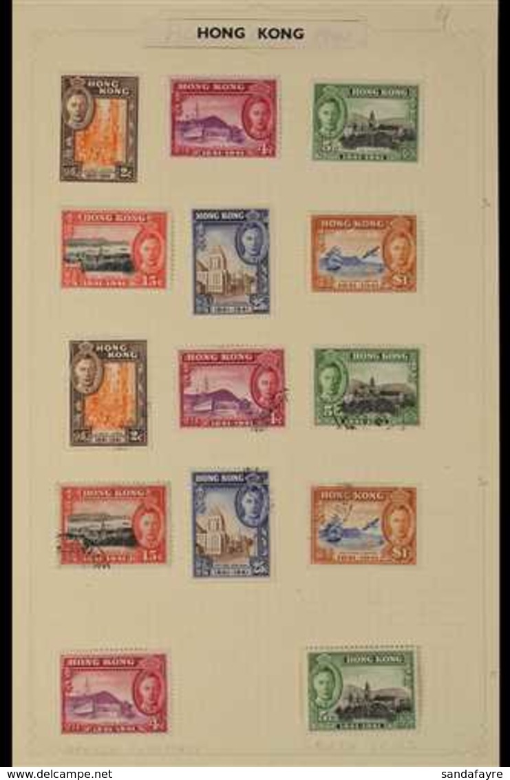 1912-1954 COLLECTION On Leaves, Mint & Used, Includes 1912-21 25c (x2) Used & $1 Mint, 1921-37 $3 (x2) Used, 1935 Jubile - Andere & Zonder Classificatie