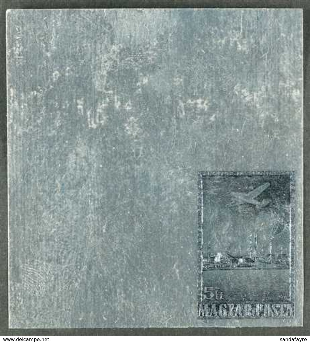 1955 AIR Aluminium Foil 5Ft Grey Blue, Scott C167, IMPERF, Never Hinged Mint. For More Images, Please Visit Http://www.s - Andere & Zonder Classificatie