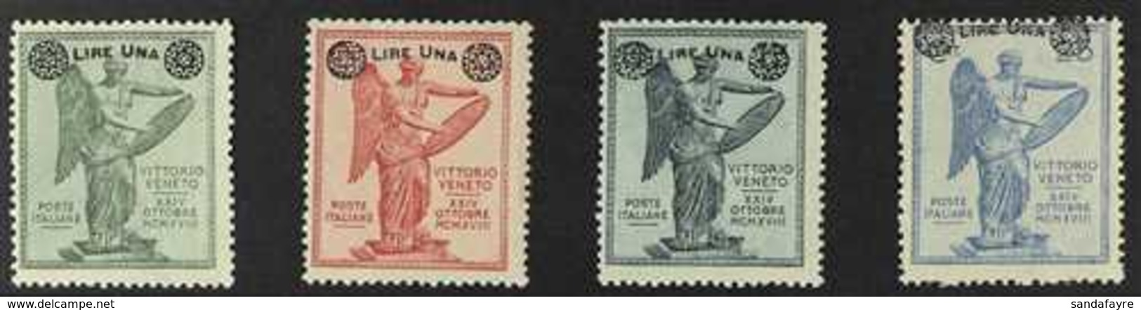 1924 "Victory" Surcharges Set (Sass. S. 30, Scott 171/74, SG 161/64), Never Hinged Mint. (4 Stamps) For More Images, Ple - Unclassified