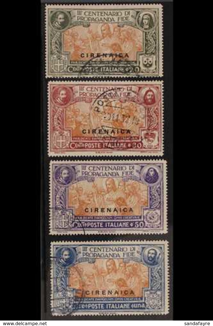 CYRENAICA 1923 "Propaganda Fide"complete Set (Sass. S, 1, SG 1/4), Fine Used. (4 Stamps) For More Images, Please Visit H - Autres & Non Classés