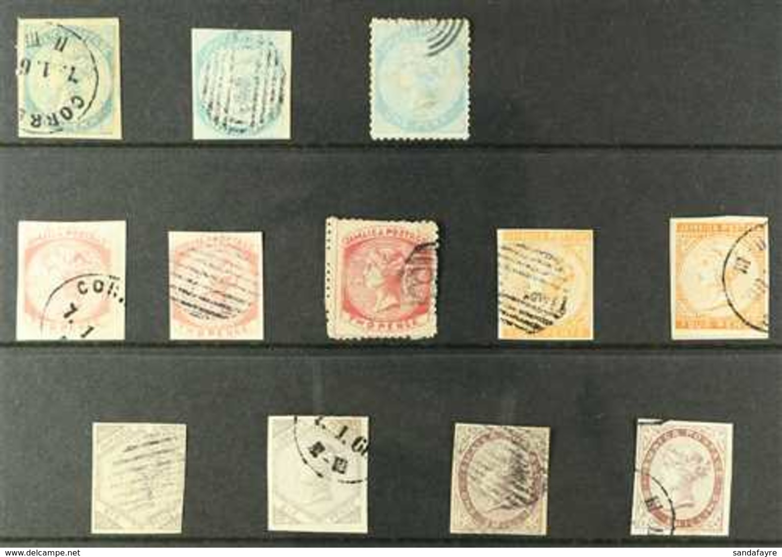 FORGERIES A 'used' Collection Of Forged 19th Century Stamps With Values To 1s. (12 Forgeries) For More Images, Please Vi - Jamaica (...-1961)