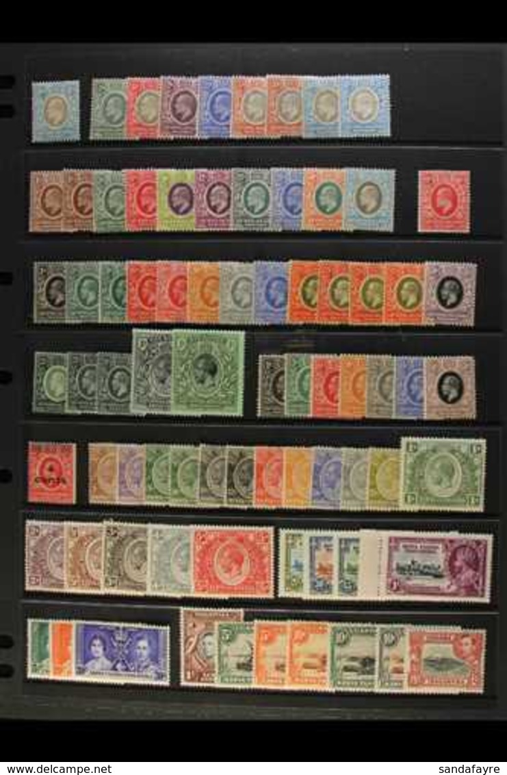 1903-54 FINE MINT COLLECTION Incl. 1903-04 8a, 1904-07 To Both 8a, 1907-08 Set, 1910 6c, 1912-21 With Shades To 1r, 1921 - Vide